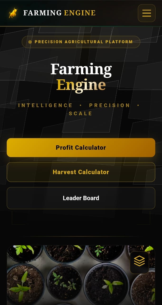 Farming Mavumium — Agricultural planning and profitability platform